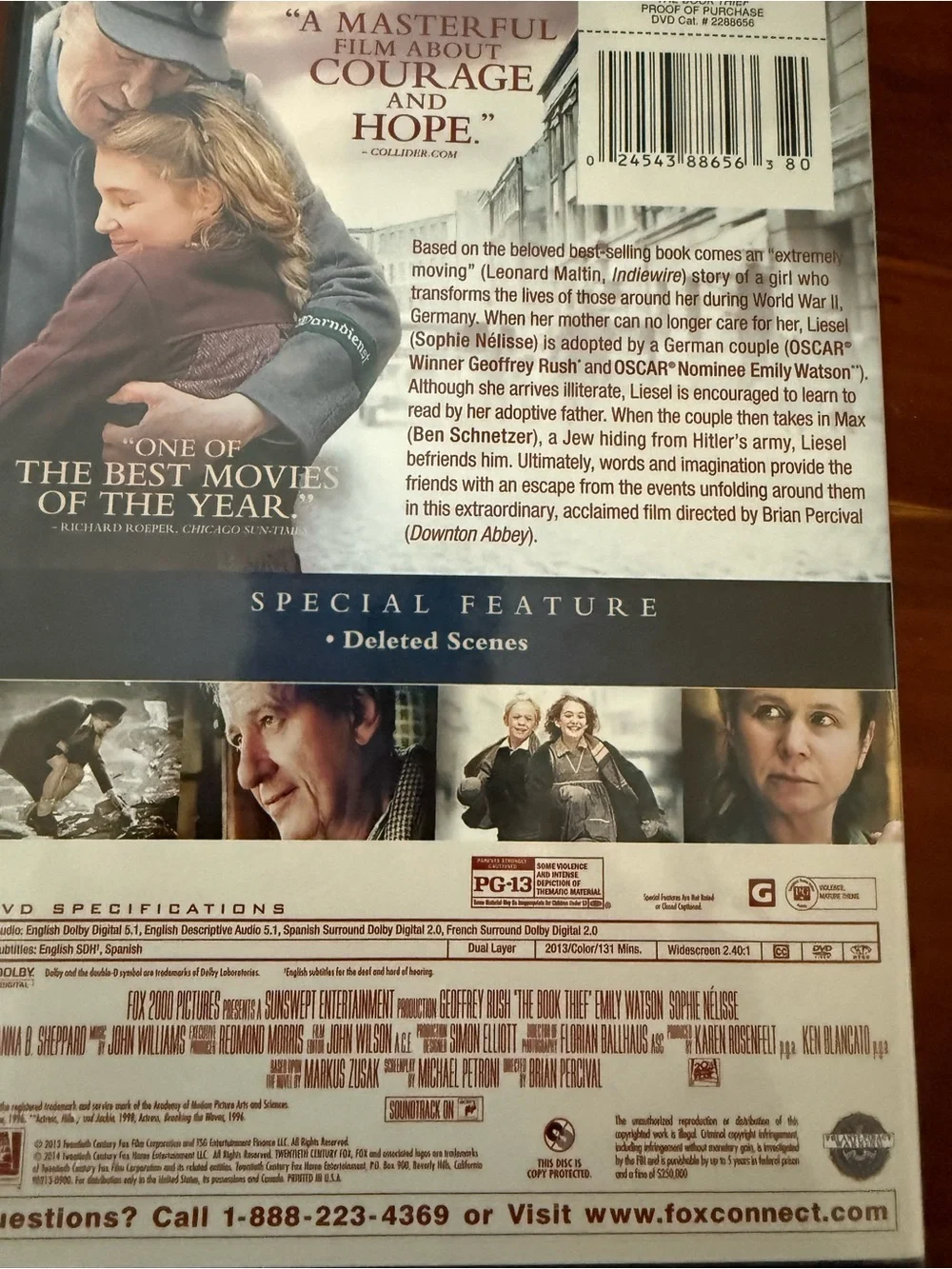 The Book Thief DVD